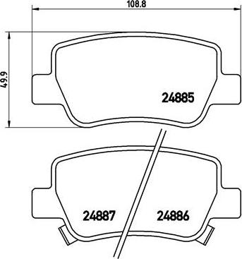 Brembo P 83 112 - Set placute frana,frana disc aaoparts.ro