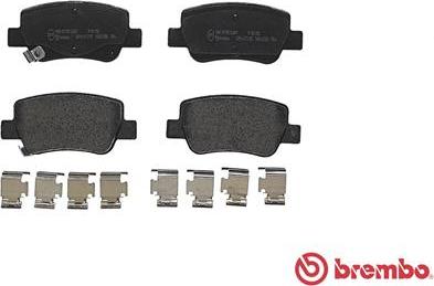 Brembo P 83 112 - Set placute frana,frana disc aaoparts.ro