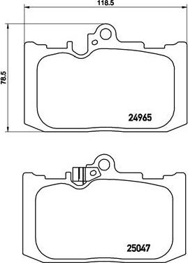 Brembo P 83 131 - Set placute frana,frana disc aaoparts.ro