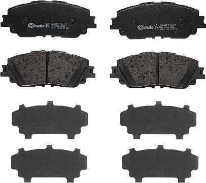 Brembo P 83 172 - Set placute frana,frana disc aaoparts.ro