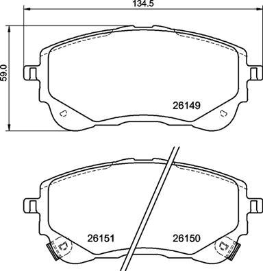 Brembo P 83 177 - Set placute frana,frana disc aaoparts.ro