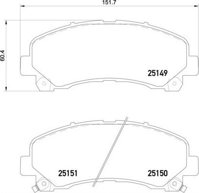 Brembo P 34 007 - Set placute frana,frana disc aaoparts.ro