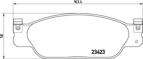 Brembo P 36 012 - Set placute frana,frana disc aaoparts.ro