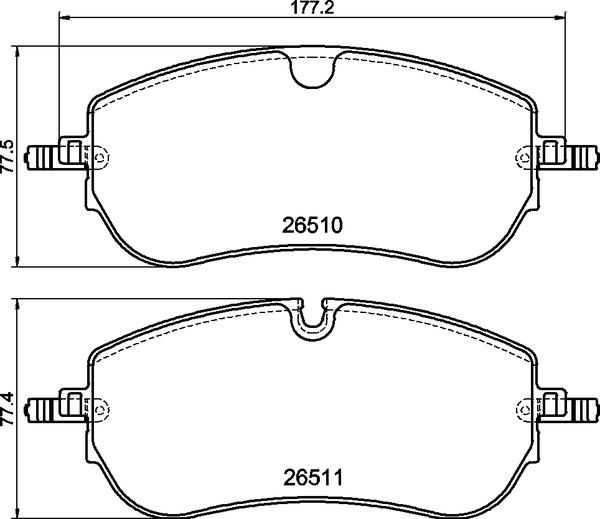Brembo P 36 038 - Set placute frana,frana disc aaoparts.ro