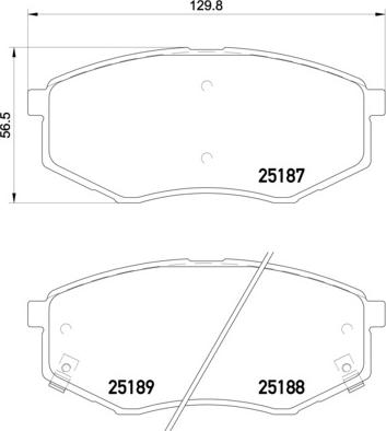 Brembo P 30 055 - Set placute frana,frana disc aaoparts.ro