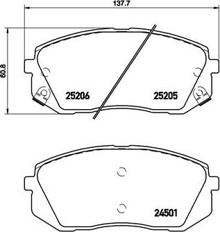 Brembo P 30 056 - Set placute frana,frana disc aaoparts.ro