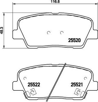 Brembo P 30 063 - Set placute frana,frana disc aaoparts.ro