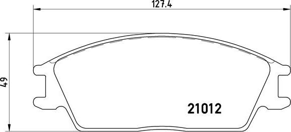 Brembo P 30 001 - Set placute frana,frana disc aaoparts.ro