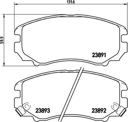 Brembo P 30 018 - Set placute frana,frana disc aaoparts.ro