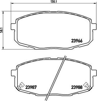 Brembo P 30 034 - Set placute frana,frana disc aaoparts.ro