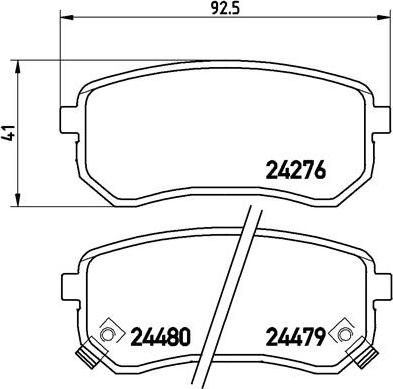 Brembo P 30 033 - Set placute frana,frana disc aaoparts.ro