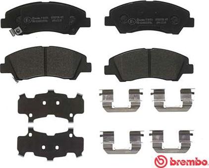 Brembo P 30 076 - Set placute frana,frana disc aaoparts.ro