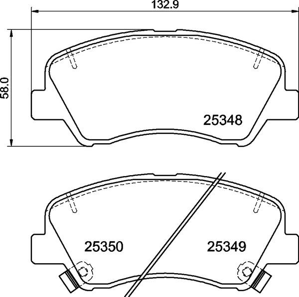 Brembo P 30 122 - Set placute frana,frana disc aaoparts.ro