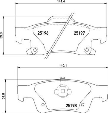 Brembo P 37 016 - Set placute frana,frana disc aaoparts.ro