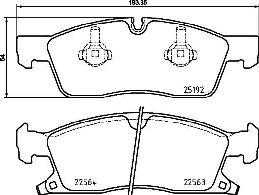 Brembo P 37 022 - Set placute frana,frana disc aaoparts.ro