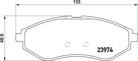 Brembo P 24 048 - Set placute frana,frana disc aaoparts.ro