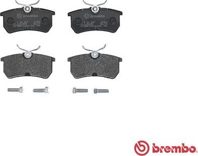 Brembo P 24 047 - Set placute frana,frana disc aaoparts.ro