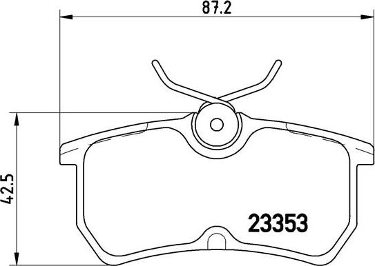 Brembo P 24 047 - Set placute frana,frana disc aaoparts.ro