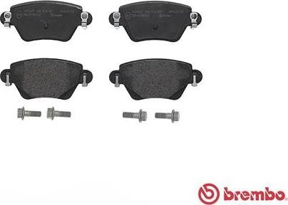 Brembo P 24 059 - Set placute frana,frana disc aaoparts.ro