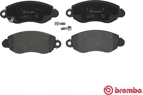 Brembo P 24 052 - Set placute frana,frana disc aaoparts.ro