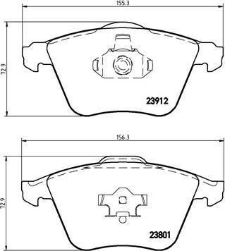 Brembo P 24 057 - Set placute frana,frana disc aaoparts.ro