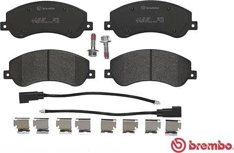 Brembo P 24 064 - Set placute frana,frana disc aaoparts.ro