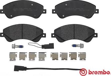 Brembo P 24 065 - Set placute frana,frana disc aaoparts.ro