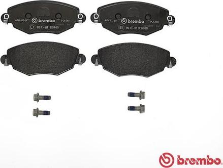 Brembo P 24 060 - Set placute frana,frana disc aaoparts.ro