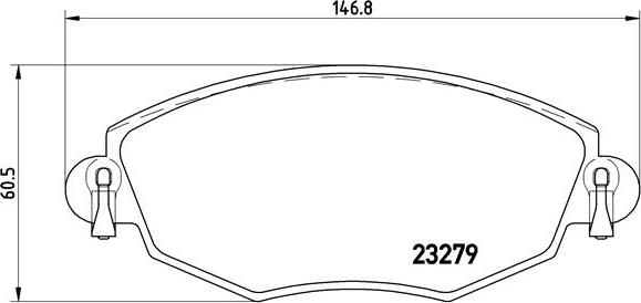 Brembo P 24 060 - Set placute frana,frana disc aaoparts.ro