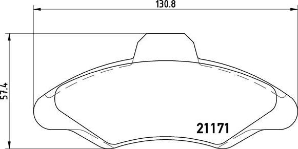 Brembo P 24 029 - Set placute frana,frana disc aaoparts.ro