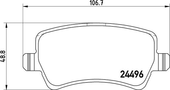 Brembo P 24 078 - Set placute frana,frana disc aaoparts.ro