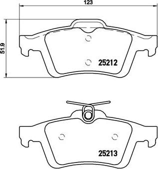 Brembo P 24 148 - Set placute frana,frana disc aaoparts.ro