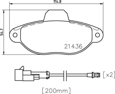 Brembo P 24 147 - Set placute frana,frana disc aaoparts.ro