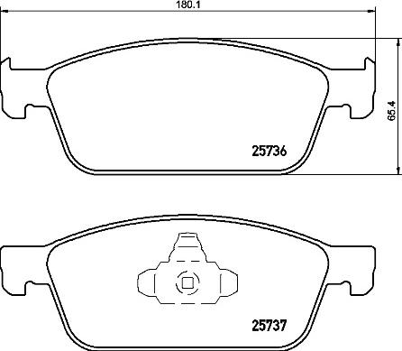 Brembo P 24 157 - Set placute frana,frana disc aaoparts.ro