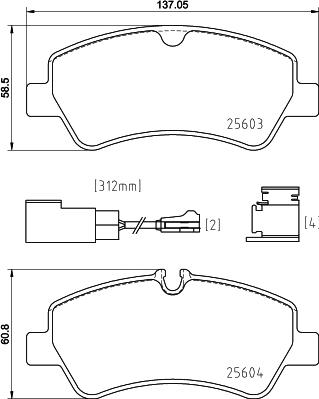 Brembo P 24 187 - Set placute frana,frana disc aaoparts.ro