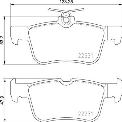 Brembo P 24 175 - Set placute frana,frana disc aaoparts.ro