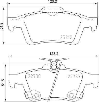 Brembo P 24 216 - Set placute frana,frana disc aaoparts.ro