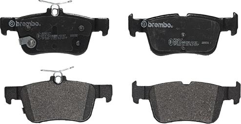 Brembo P 24 217 - Set placute frana,frana disc aaoparts.ro