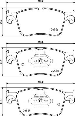 Brembo P 24 234 - Set placute frana,frana disc aaoparts.ro