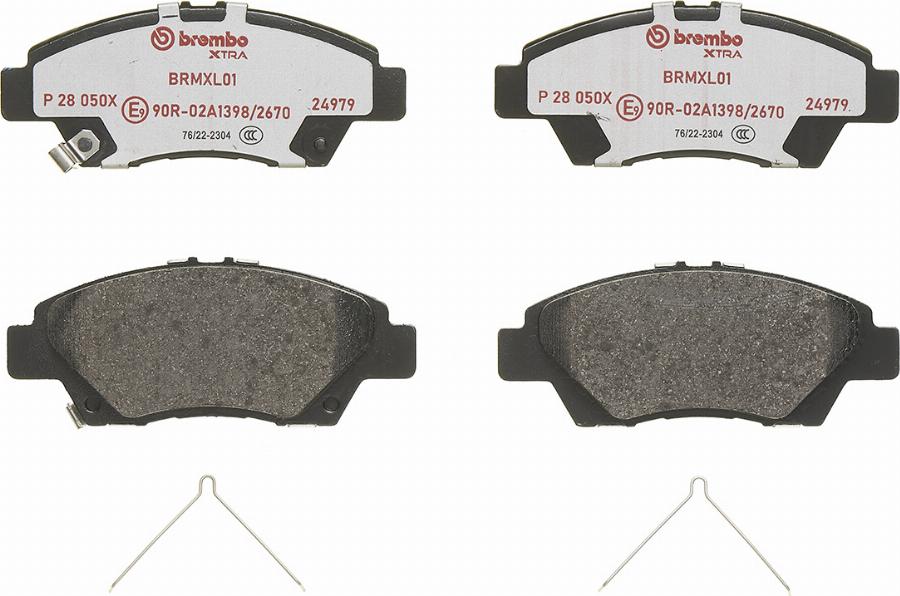 Brembo P 28 050X - Set placute frana,frana disc aaoparts.ro