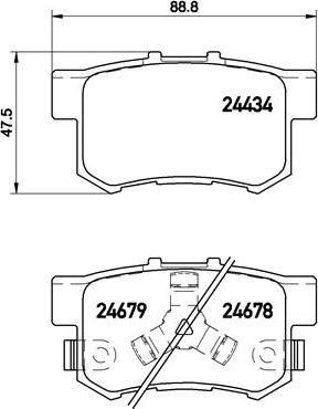 SAFETY TDB1728 - Set placute frana,frana disc aaoparts.ro