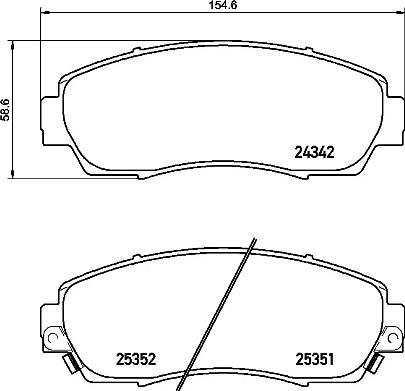 Brembo P 28 068 - Set placute frana,frana disc aaoparts.ro