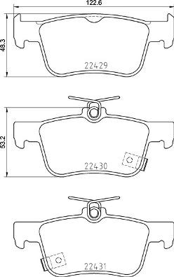 Brembo P 28 089 - Set placute frana,frana disc aaoparts.ro