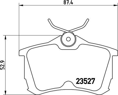 Brembo P 28 030 - Set placute frana,frana disc aaoparts.ro