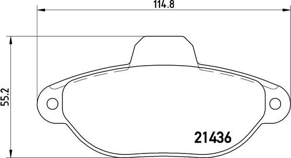 Brembo P 23 096 - Set placute frana,frana disc aaoparts.ro