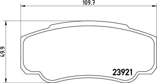 Brembo P 23 093 - Set placute frana,frana disc aaoparts.ro