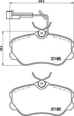 Brembo P 23 045 - Set placute frana,frana disc aaoparts.ro