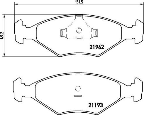 Brembo P 23 055 - Set placute frana,frana disc aaoparts.ro