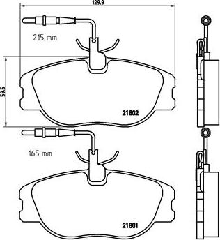 Brembo P 23 061 - Set placute frana,frana disc aaoparts.ro