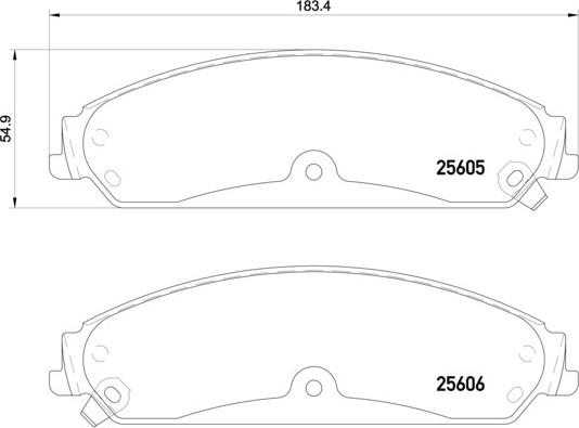 Brembo P 23 149 - Set placute frana,frana disc aaoparts.ro